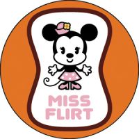 Button: Disney Cuties - Minnie Miss Flirt