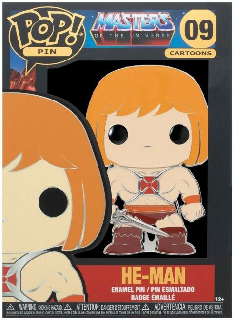 Pins: Masters of the Universe: He-Man Large Enamel Pop Pin