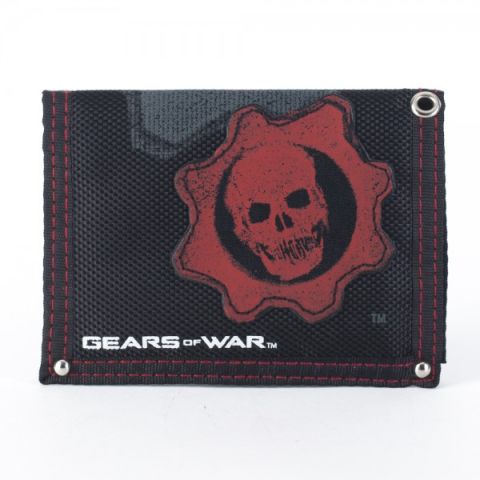 Wallet: Gears of War - Red Omen Patch Emblem TriFold