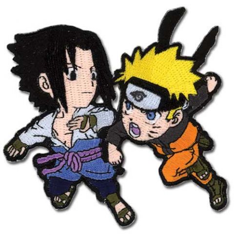 Naruto  Sasuke on Patch  Naruto Shippuden   Chibi Sasuke Vs Naruto  Accessories