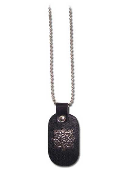 Necklace: Vampire Knight - Cross Academy Rose Logo Leather