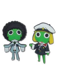 Pins: Sgt. Frog - Afro and Captain Keroro (Set of 2)