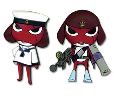 Pins: Sgt. Frog - Sailor Giroro and Mecha Giroro (Set of 2)