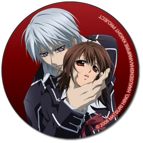 Button: Vampire Knight - Zero and Yuki