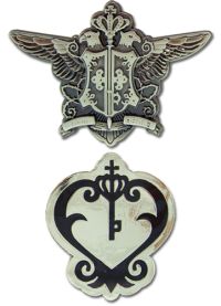 Pins: Black Butler - Phantomhive Emblem and Sebastian WATC