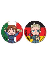 Button: Hetalia - Italy and Germany (Set of 2)