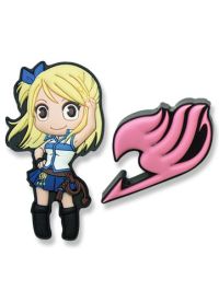 Pins: Fairy Tail - Lucy and Fairy Tail Guild Insignia (Set of 2)