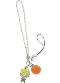 Phone Charm: Dragon Ball Z - Super Saiyan Goku Metal