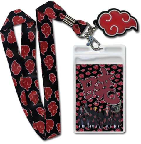 Naruto Shippuden Akatsuki on Lanyard  Naruto Shippuden   Akatsuki  Accessories