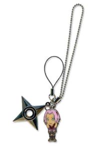 Phone Charm: Naruto Shippuden - Sakura w/ Shuriken