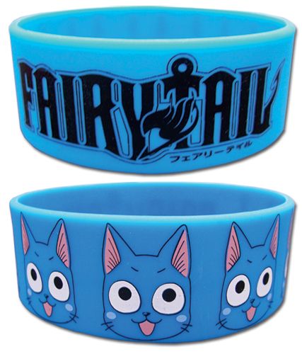 Wristband: Fairy Tail - Happy and Logo