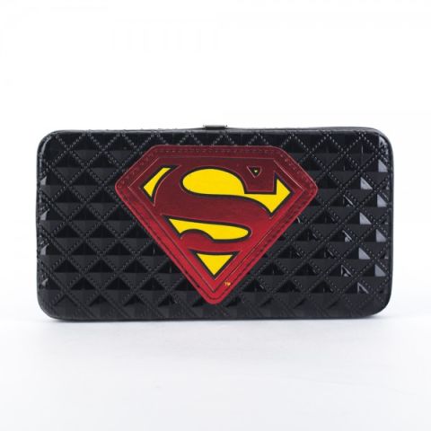 Wallet: Superman - Hinged Black
