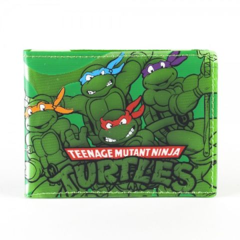 Wallet: Teenage Mutant Ninja Turtles - Green Character Bifold Fat Free