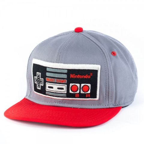 Cap: Nintendo - Controller Gray and Red Snap