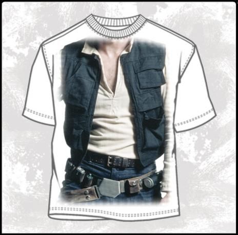 T-Shirt: Star Wars - Han Solo Costume Print (XXL)