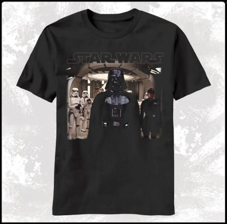 T-Shirt: Star Wars - Darth Vader Empire Battle Ready (L)
