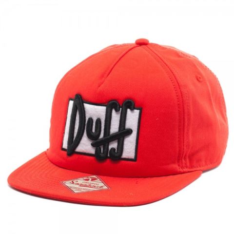 Cap: Simpsons - Duff Logo Red