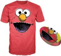T-Shirt: Sesame Street - Elmo Sketch Face and Tin Box (XXL)