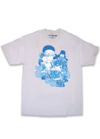 T-Shirt: Ouran High School Host Club - Group Light Blue on Gray (XL)