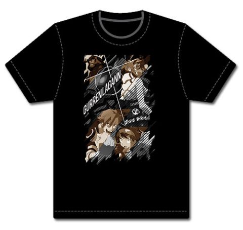 T-Shirt: Gurren Lagann - Profile Lines (L)