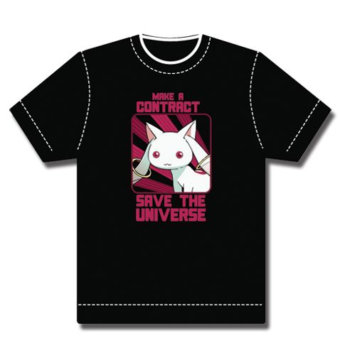 T-Shirt: Puella Magi Madoka Magica - Kyubey (S)