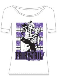 T-Shirt: Fairy Tail - Happy, Lucy and Natsu (Women M)