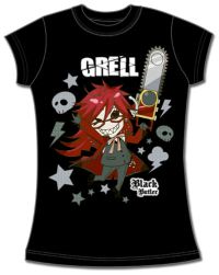 T-Shirt: Black Butler - Grell Black (WOMEN XL)