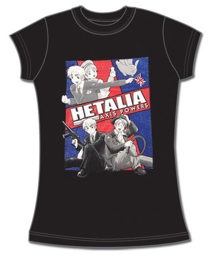 T-Shirt: Hetalia - England, Sealand and America (WOMEN L)
