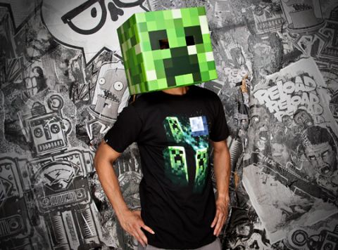 Cap: Minecraft - Creeper Head 12''x12''x12''