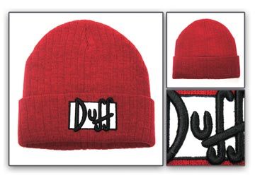 Beanie: Simpsons - Duff Red