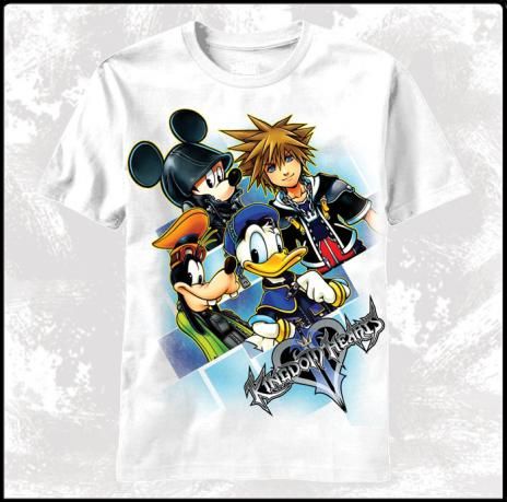 T-Shirt: Kingdom Hearts II - Top Portion Pose (XXL)