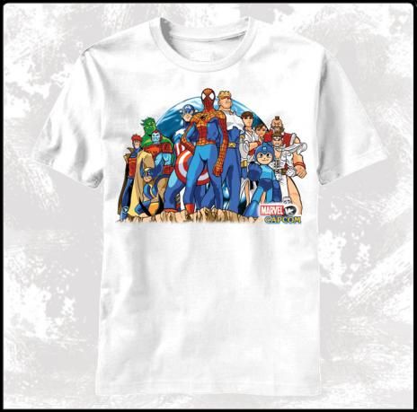 T-Shirt: Marvel vs. Capcom - Cliff Gathering (L)