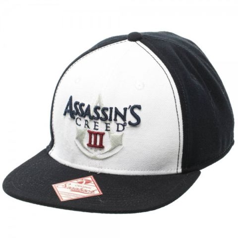 Cap: Assassin's Creed 3 - Black/White Logo Snapback