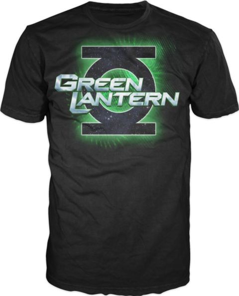 T-Shirt: Green Lantern Movie - Movie Logo (Black) (XL)