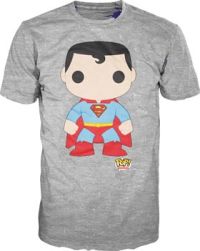 T-Shirt: DC Comics - Superman Pop Vinyl (L)