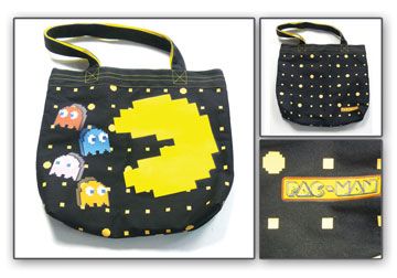 Tote Bag: Pacman - Pacman Ghost and Pellets