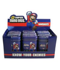 [DISPLAY] Bandages: Nintendo - Super Mario Bros. (Display of 12)