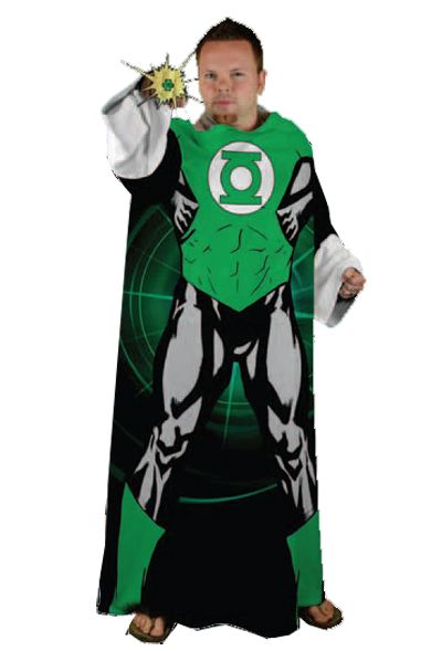 Blanket Sleeved: Green Lantern Fleece Cozy