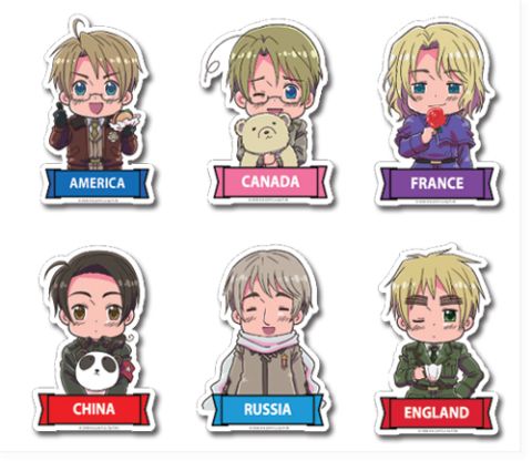 Sticker: Hetalia - Assortment