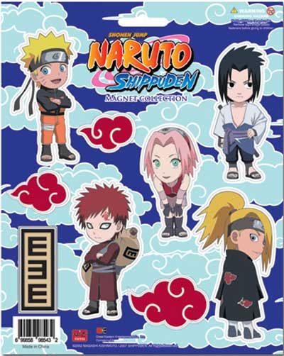 Magnet: Naruto Shippuden - Cutout Chibi Characters
