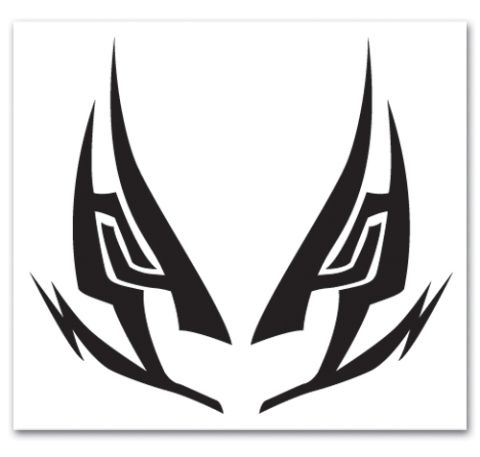 Tattoos: Bleach - Renji's Visor Symbol