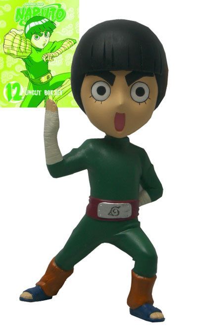 Naruto (Uncut) Box Set 12 **Special Edition**w/ MiNinja 'Kawaii' Rock Lee Figure (Digi-Pack) (DVD Box Set)