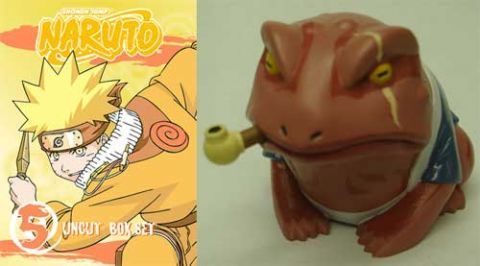 Naruto (Uncut) Box Set 5 **Special Edition** (Digi-Pack) w/ Gamabunta Figure (DVD Box Set)