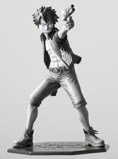 One Piece: Luffy 1/7 Scale Monochrome Figure (Three Musketeers)