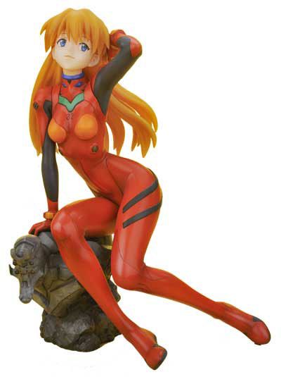 Evangelion 2.0: Asuka in Plug-In Suit Ani Statue Figure