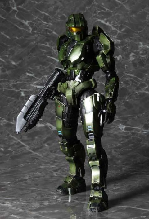 Halo: Combat Evolved: Master Chief Play Arts Kai Action Figure (10th Anniversary)