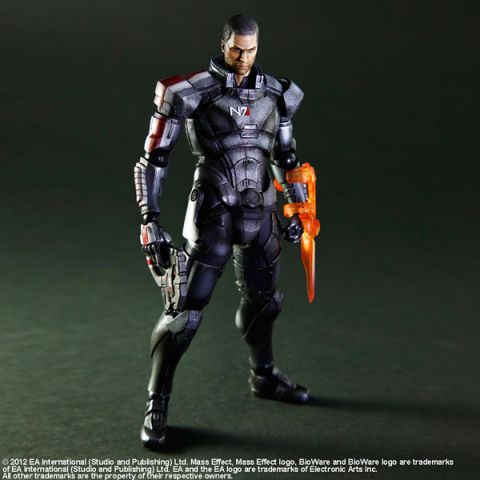 Mass Effect 3: Male Commander Shepard Play Arts Kai Action Figure