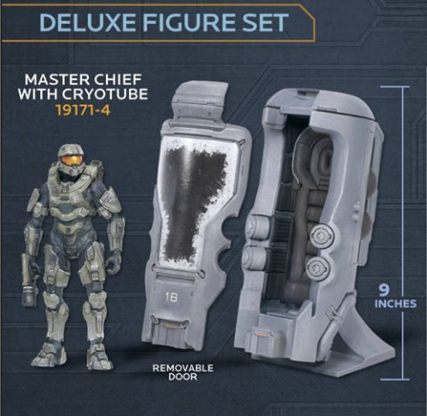 Halo 4: Master Chief Action Figure w/ Cyrotube