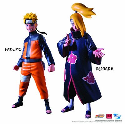 Naruto Shippuden: 6'' Series 1 Action Figures (Set of 2) (Naruto/Akatsuki Deidara)