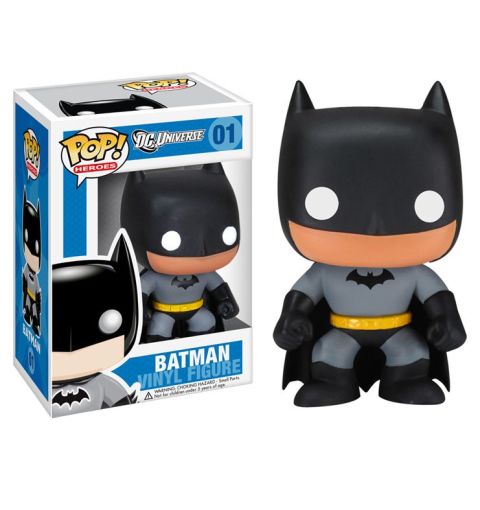 DC Comics: Batman (Blk/Gray) POP Vinyl Figure